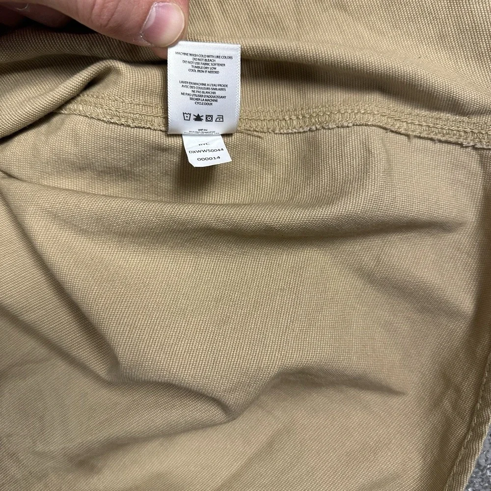 DeWalt Guaranteed‎ Tough Austin ProStretch Long Sleeve Shirt Size 2XL Brown Work